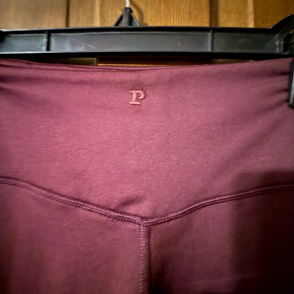 Pink seamed bootcut flare leggings yoga pants purple XL GUC - Picture 4 of 4